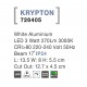 White Aluminium LED 3 Watt 202Lm 3000K 220-240 Volt 50Hz Beam Angle 17o IP54 L: 13.5 W: 8 H: 5.5 cm Cut Out: 12.7 x 4.5 cm 