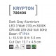 Dark Gray Aluminium LED 3 Watt 202Lm 3000K 220-240 Volt 50Hz Beam Angle 17o IP54 L: 13.5 W: 8 H: 5.5 cm Cut Out: 12.7 x 4.5 c 