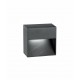 Dark Gray Aluminium LED 3 Watt 270Lm 3000K 220-240 Volt 50Hz Beam Angle 15o IP54 L: 8.5 W: 5 H: 8.5 cm 