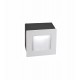 White Aluminium LED 3 Watt 132Lm 3000K 220-240 Volt 50Hz Beam Angle 15o IP54 L: 8 W: 7 H: 8 cm Cut Out: L: 6.4 x W: 6.7 cm 