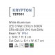 White Aluminium LED 3 Watt 132Lm 3000K 220-240 Volt 50Hz Beam Angle 15o IP54 L: 8 W: 7 H: 8 cm Cut Out: L: 6.4 x W: 6.7 cm 