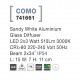 Sandy White Aluminium Glass Diffuser LED 2x3 Watt 510Lm 3000K 220-240 Volt 50Hz Beam Angle 2x34 o IP54 Light Up & Down L: 15 W: 