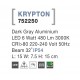 Dark Gray Aluminium LED 6 Watt 751Lm 3000K 220-240 Volt 50Hz Beam Angle 32o IP54 L: 15 W: 7.5 H: 15 cm 