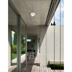 Sandy White Aluminium Glass Diffuser Gx53 7 Watt 423,8Lm 3000K 220-240 Volt 50Hz Beam Angle 77o IP54 D: 10 H: 6.5 cm 