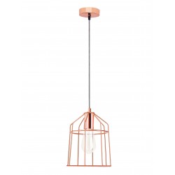 Pendant Light Matt Cooper Black & White Fabric Wire E27 1x60 Wa 