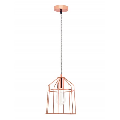 Pendant Light Matt Cooper Black & White Fabric Wire E27 1x60 Wa 
