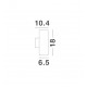 Dark Gray Aluminium Glass Diffuser LED GU10 2x7 Watt 220-240 Volt IP54 Bulb Excluded Light Up & Down D: 6.5 W: 10.4 H: 18 cm 