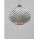 Pendant light , Chrome, metal glass, E27 *40W, 28*30cm 