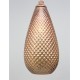 Pendant light , Rose gold, metal glass, E27, 1*40W, 18*40cm 