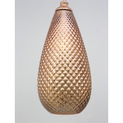 Pendant light , Rose gold, metal glass, E27, 1*40W, 18*40cm 