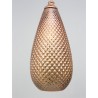 Pendant light , Rose gold, metal glass, E27, 1*40W, 18*40cm