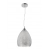 Pendant light , Chrome, metal glass, E27, 1*40W, 24*35cm