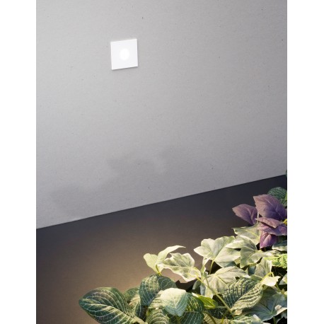 White Aluminium LED 1 Watt 41,36Lm 3000K 3 Volt 50Hz IP54 L: 3.9 W: 2.2 H: 3.9 cm Cut Out: 3.4 cm Cable Lenght 1.80m Connect it 
