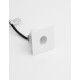 White Aluminium LED 1 Watt 41,36Lm 3000K 3 Volt 50Hz IP54 L: 3.9 W: 2.2 H: 3.9 cm Cut Out: 3.4 cm Cable Lenght 1.80m Connect it 