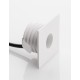 White Aluminium LED 1 Watt 41,36Lm 3000K 3 Volt 50Hz IP54 L: 3.9 W: 2.2 H: 3.9 cm Cut Out: 3.4 cm Cable Lenght 1.80m Connect it 
