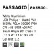 White Aluminium LED 1 Watt 41,36Lm 3000K 3 Volt 50Hz IP54 L: 3.9 W: 2.2 H: 3.9 cm Cut Out: 3.4 cm Cable Lenght 1.80m Connect it 