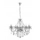 Pendant light, metal, crystal & glass, E14, 8*40W, D:75 