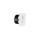 White Aluminium LED 1 Watt 18,09Lm 3000K 3 Volt 50Hz IP54 L: 3.7 W: 2.2 H: 3.7 cm Cut Out: 3.2 cm Cable Lenght 1.80m Connect it 