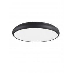 Ceiling lamp, Led, Sandy Black, 50W, 3000K, 2750Lm, D:51cm 