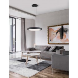 Pendant light, Led, Sandy Black, 50W, 3000K, 2750Lm, D:51cm 