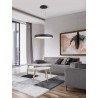 Pendant light, Led, Sandy Black, 50W, 3000K, 2750Lm, D:51cm