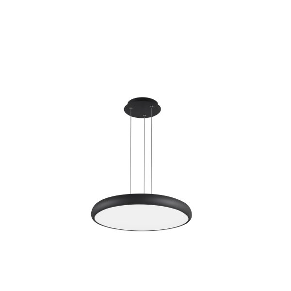Pendant light, Led, Sandy Black, 50W, 3000K, 2750Lm, D:51cm 