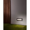 Dark Gray ABS LED 4 Watt 461,9Lm 3000K 220-220 Volt 50Hz Beam Angle 38o IP54 AC Driver Included L: 23 W: 3 H: 10 cm