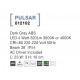 Dark Gray ABS LED 4 Watt 461,9Lm 3000K 220-220 Volt 50Hz Beam Angle 38o IP54 AC Driver Included L: 23 W: 3 H: 10 cm 