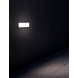 Dark Gray ABS Acrylic White Diffuser LED 6 Watt 683Lm 3000K or 4000K 220-220 Volt 50Hz Beam Angle 67o IP54 AC Driver Included L: