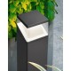 Aluminium Dark Gray White & Clear Acrylic Diffuser LED 12 Watt 220-240 Volt 50Hz 1047Lm Beam 45o IP54 3000K or 4000K AC Driver I