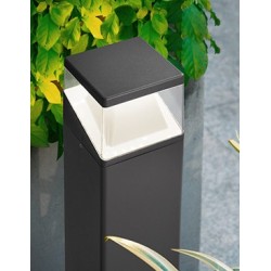 Aluminium Dark Gray White & Clear Acrylic Diffuser LED 12 Watt 220-240 Volt 50Hz 1047Lm Beam 45o IP54 3000K or 4000K AC Driver I