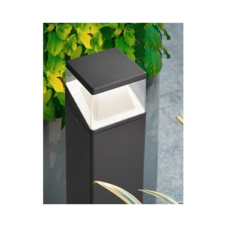 Aluminium Dark Gray White & Clear Acrylic Diffuser LED 12 Watt 220-240 Volt 50Hz 1047Lm Beam 45o IP54 3000K or 4000K AC Driver I