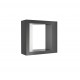 Dark Gray Aluminium Acrylic Diffuser LED 7 Watt 708Lm 3000K 220-240 Volt 50Hz Beam Angle 56 o IP54 AC Driver Included L: 15 W: 6