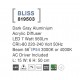 Dark Gray Aluminium Acrylic Diffuser LED 7 Watt 708Lm 3000K 220-240 Volt 50Hz Beam Angle 56o IP54 AC Driver Included L: 15 W: 6 