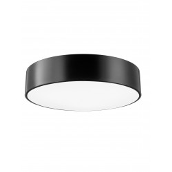 Ceiling lamp, Metal, Sandy black, 3*E27*60W, D:40*11cm 