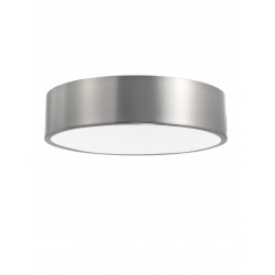 Ceiling lamp, Metal, Satin nickel, 3*E27*60W, D:40*11cm 