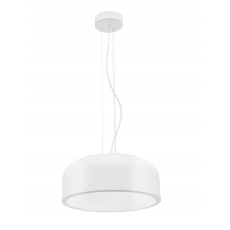 Pendant Lamp, Aluminium, Matt White, E27*2, 40W, D:35cm 