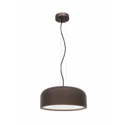 Pendant Lamp, Alumimium, Coffee & Matt White, E27*2, 40W, D:35 