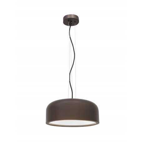 Pendant Lamp, Alumimium, Coffee & Matt White, E27*2, 40W, D:35 