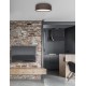 Ceiling Lamp, Alum, Coffee Brown & Matt White, E27*2, 40W, D:35 