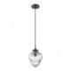 PENDANT LIGHT CLEAR GLASS 1*E14 40W L:14.5 H:120 