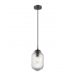 PENDANT LIGHT CLEAR GLASS 1*E14 40W L:12 H:120 