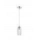 PENDANT LIGHT CLEAR GLASS 1*E14 60W L:11 H:120 