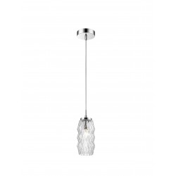 PENDANT LIGHT CLEAR GLASS 1*E14 60W L:11 H:120 
