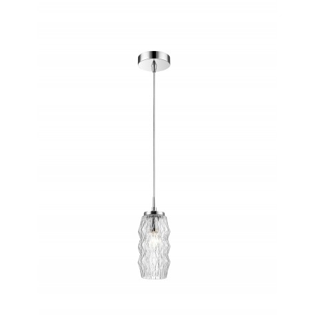 PENDANT LIGHT CLEAR GLASS 1*E14 60W L:11 H:120 