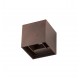 Antique Brown Aluminium LED 2x3 Watt 510Lm 3000K 220-240 Volt 50Hz Adjustable Beam 0-90 o IP54 L: 11.2 W: 11.2 H: 11.2 cm 