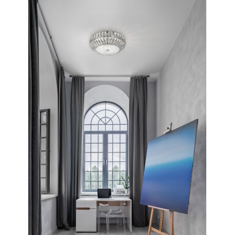 Ceiling lamp, class A clear crystal, D:42*H:19, G9 incl. 