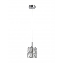 Pendant light, class A clear glass, D:11*H:141, G9 excl. 