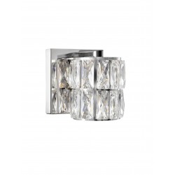 Wall lamp, class A clear crystal, D:14*W:12*H:13 G9 excl. 