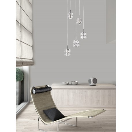Pendant light, class A clear crystal, D:41*H:141 